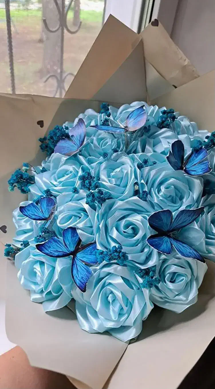 گل  جاودان|گل مصنوعی|قم, ولیعصر|دیوار