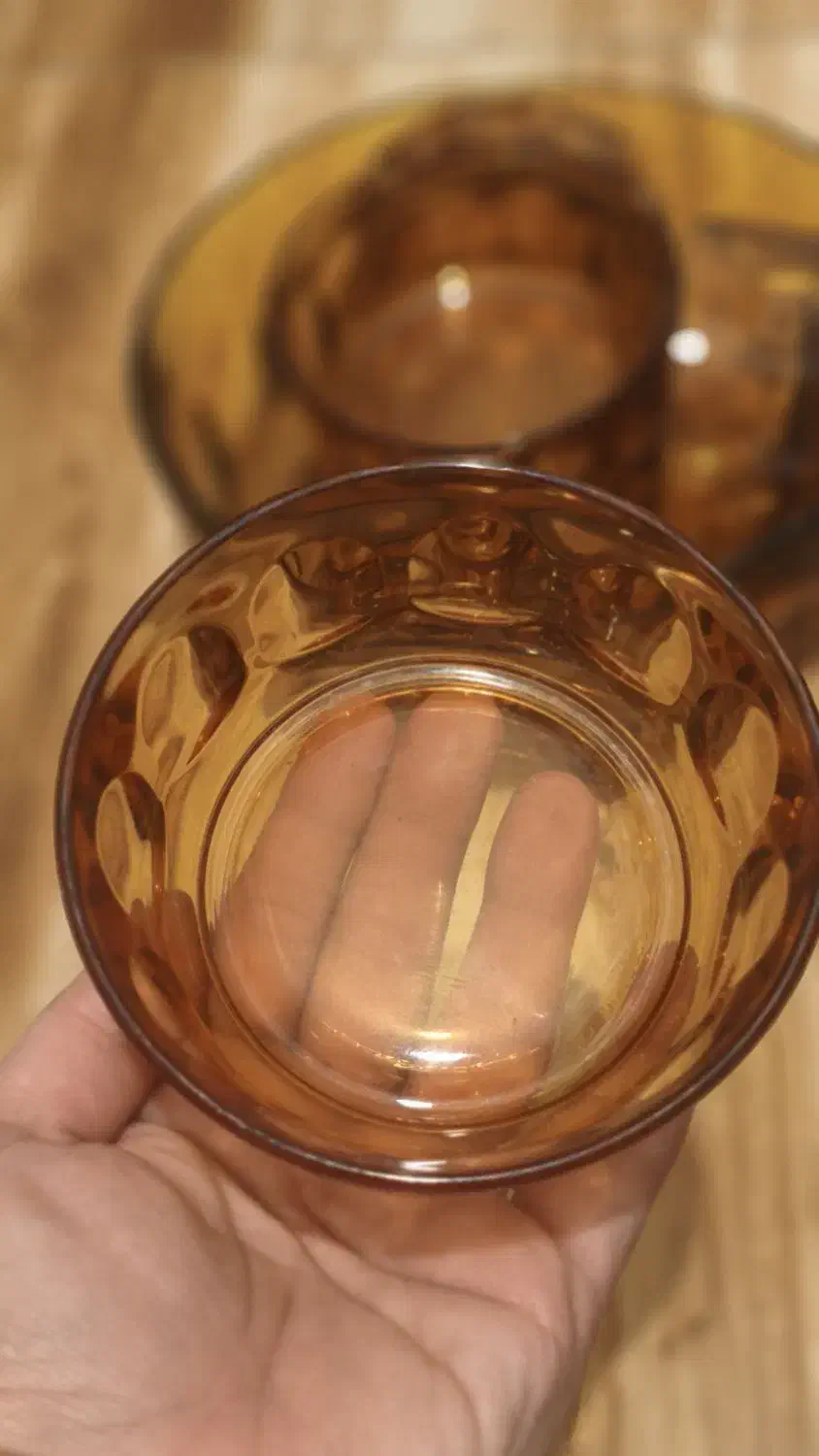 هفت پارچه عسلی رنگ  قدیمی فرانسه|کلکسیون اشیاء عتیقه|رشت, منظریه|دیوار