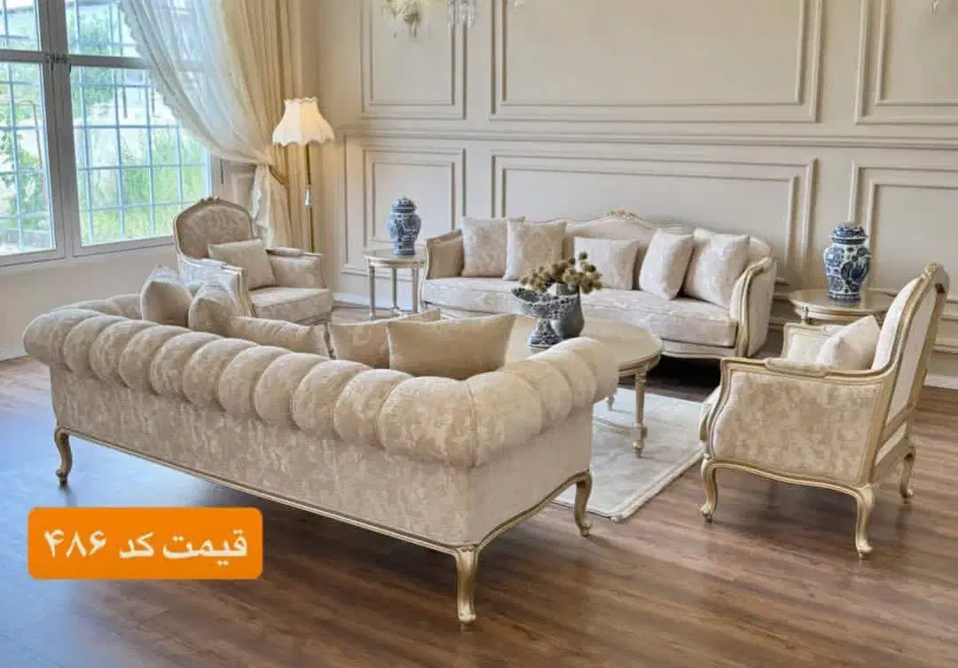 مبل سلطنتی طرح قلب باچوپ راش گرجستان بااقساط48ماهه|مبلمان خانگی و میز عسلی|تبریز, |دیوار