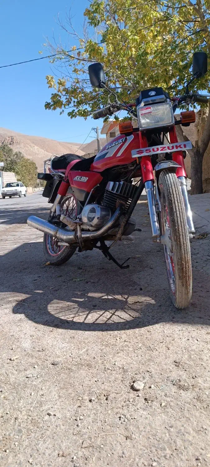 سوزوکی ax100|موتورسیکلت|خنجین, |دیوار