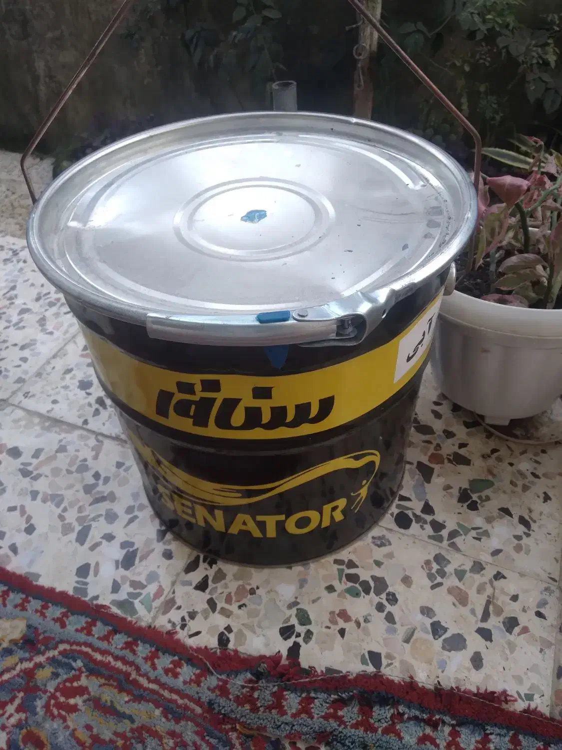 رنگ ۲۰ لیتری مارک سناتور آبی نیسانی درجه یک|مصالح و تجهیزات ساختمان|آستارا, |دیوار