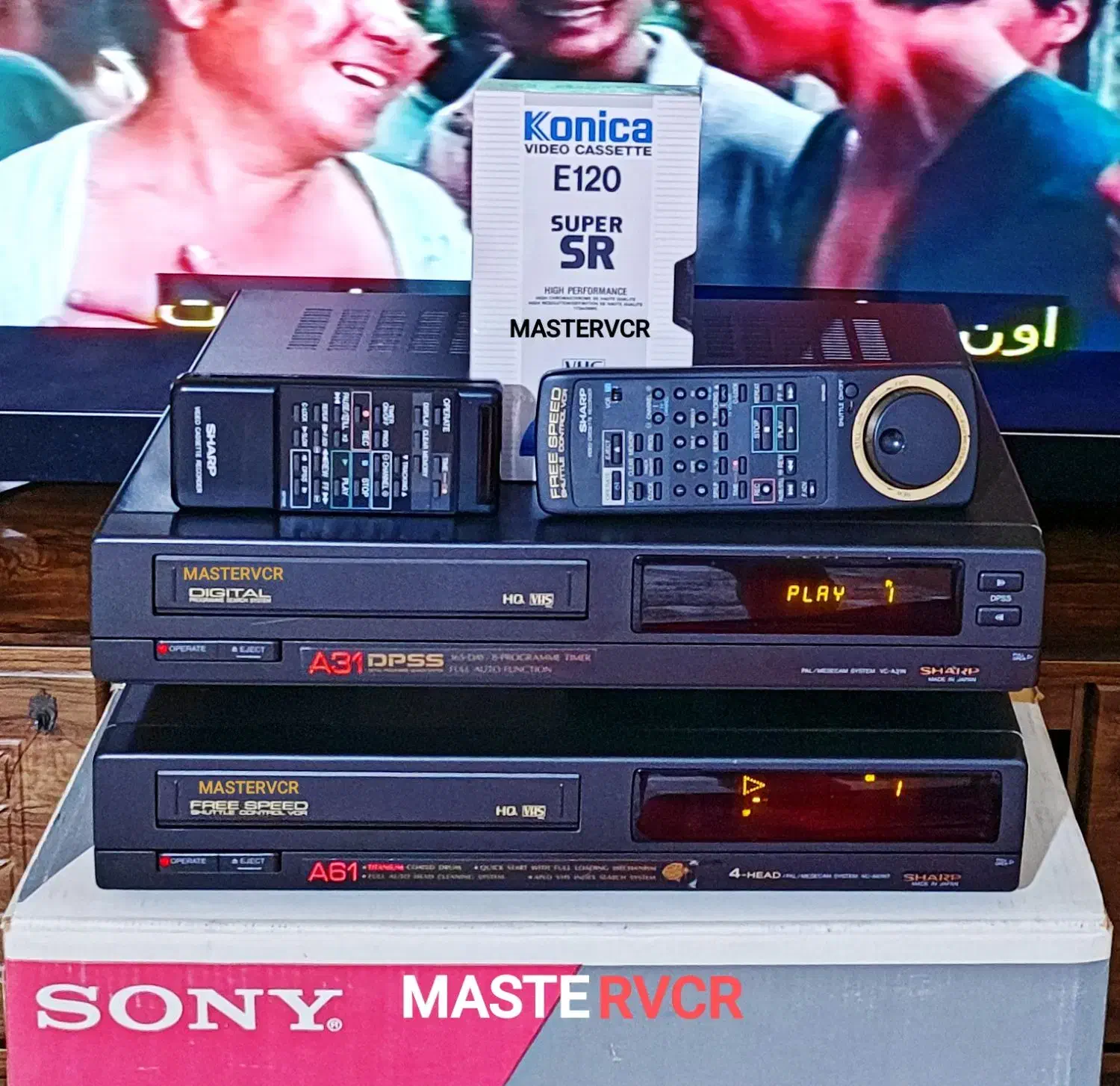 VIDEO CASSETTE RECORDER SHARP A31&A61|پخش‌کننده DVD و ویدیو|تهران, نیاوران|دیوار