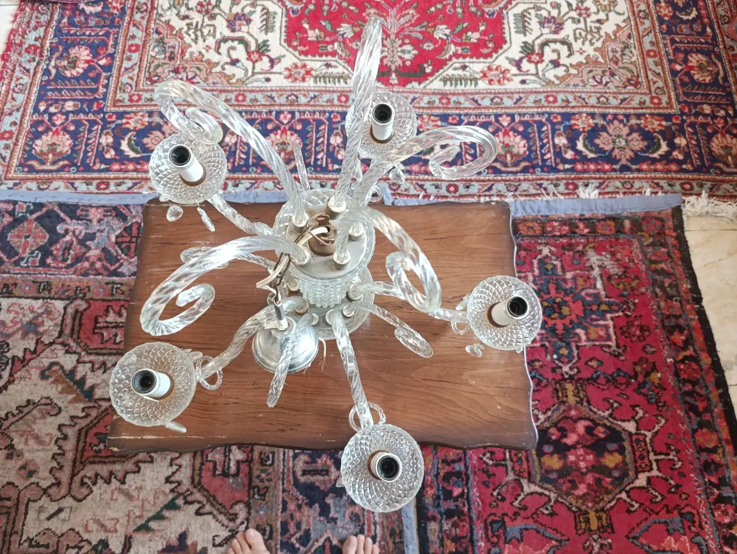 لوستر|لوستر و چراغ آویز|تبریز, |دیوار