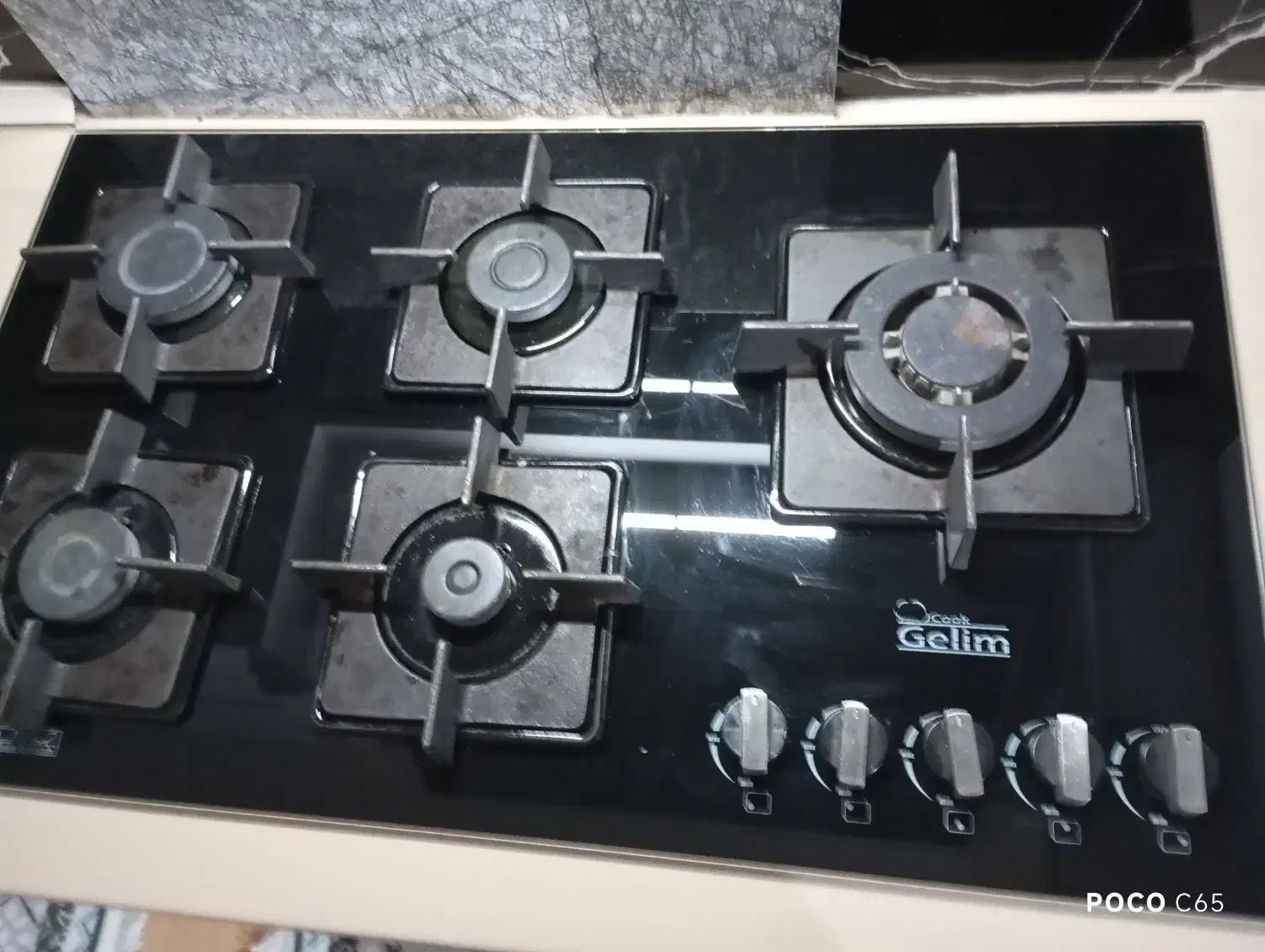 گاز صفحه ای شیشه ای گلین|اجاق گاز و لوازم برقی پخت‌وپز|سلماس, |دیوار