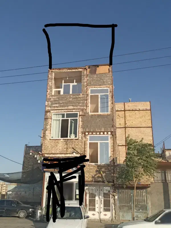 هوایی پشت بام از۳ بلوارتوس۸۵ حاشیه|فروش آپارتمان|مشهد, شهرک مطهری|دیوار