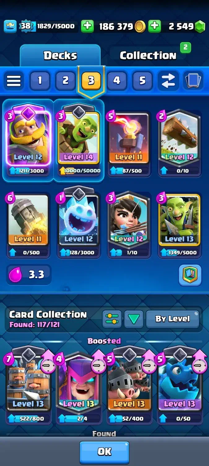 اکانت کلش رویال لول ۳۸|کنسول، بازی ویدئویی و آنلاین|ایزدشهر, |دیوار