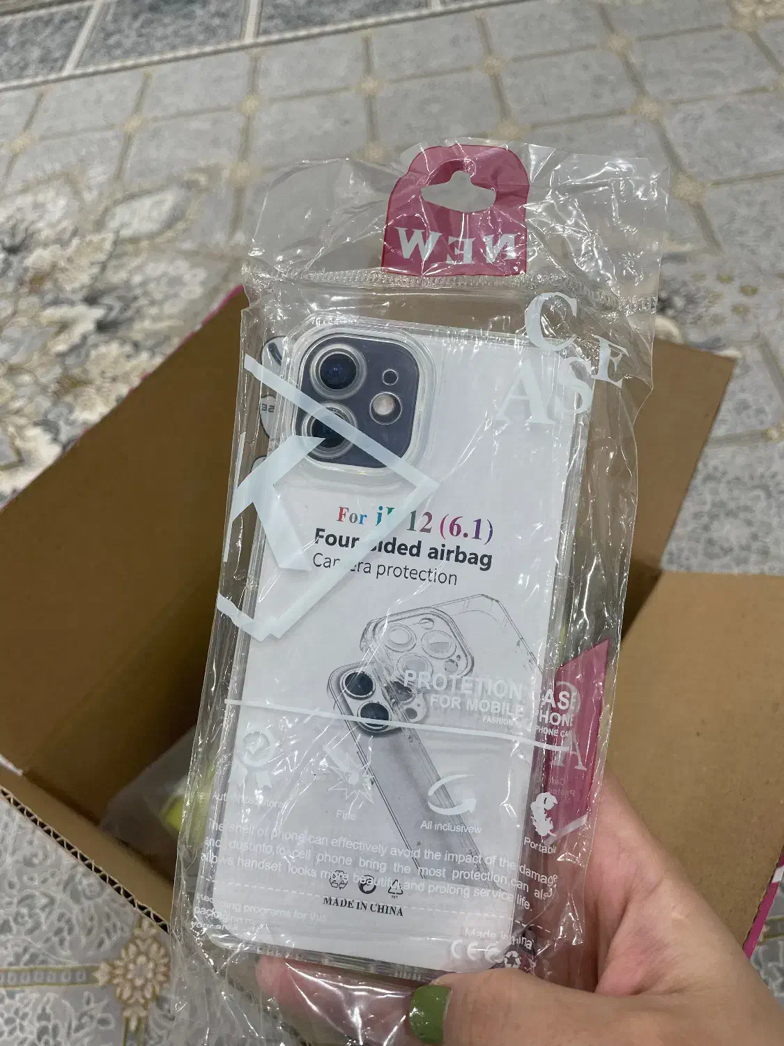 گارد شفاف سفید آیفون|لوازم جانبی موبایل و تبلت|کاشمر, |دیوار