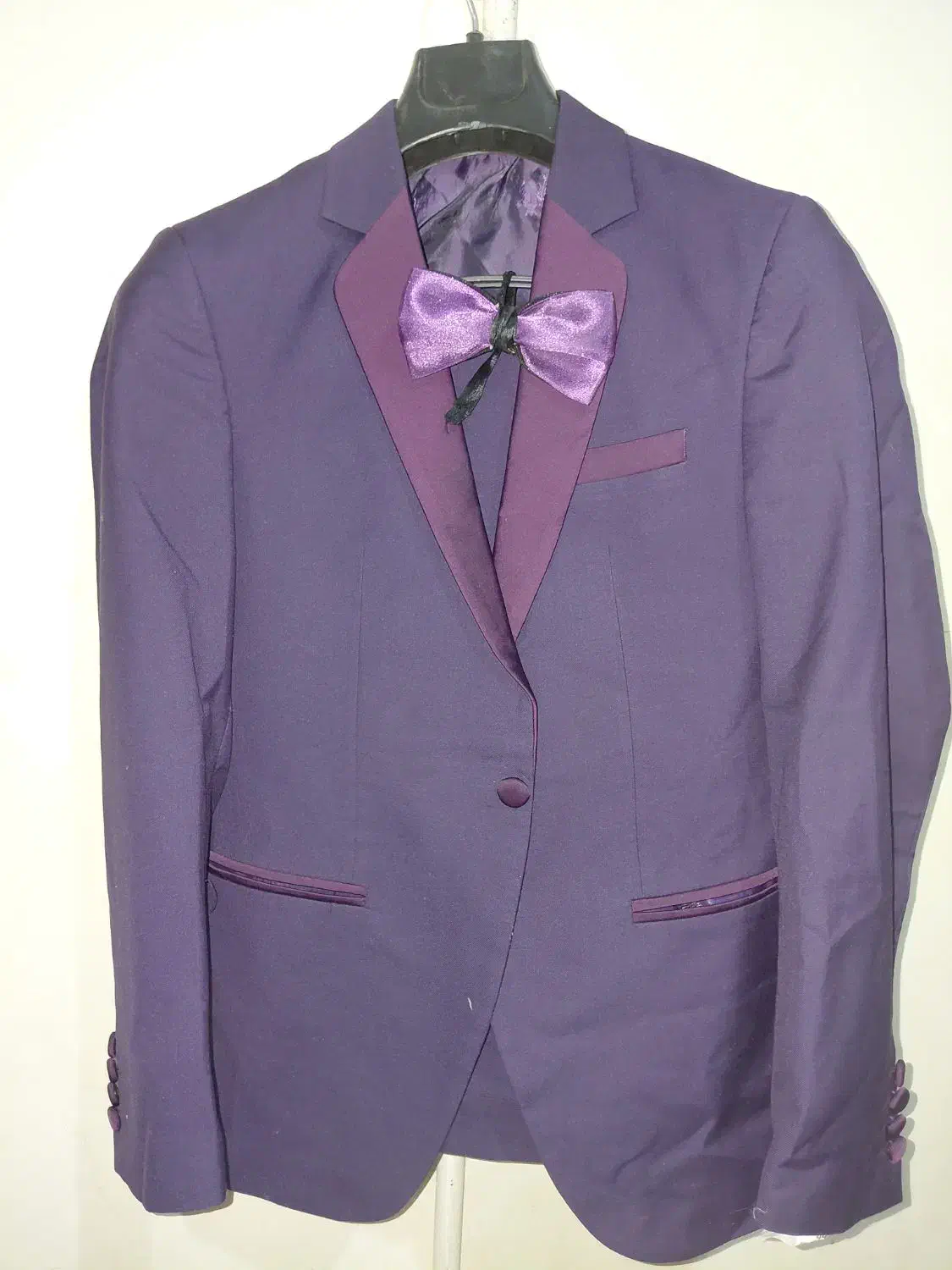 کت و شلوار مردانه سایز ۴۴ رنگ بادمجانی|لباس|سیرجان, |دیوار