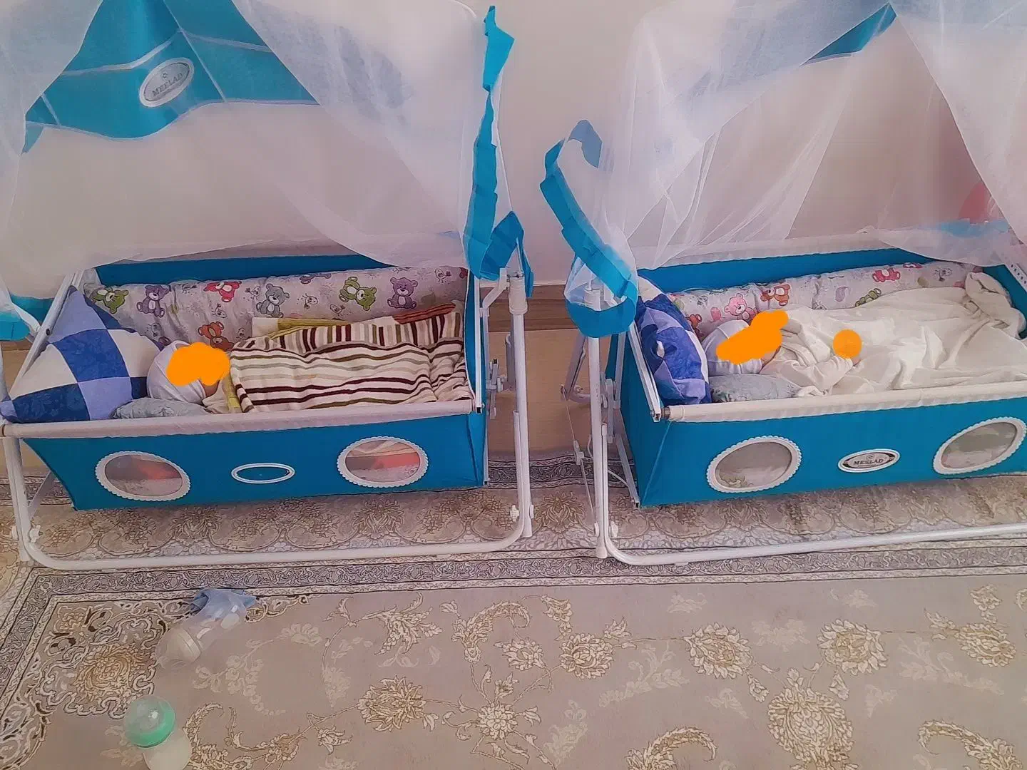 گهواره دوقلو بدونه مشکل سالم میباشد|اسباب و اثاث بچه|مهاباد (آذربایجان غربی), |دیوار