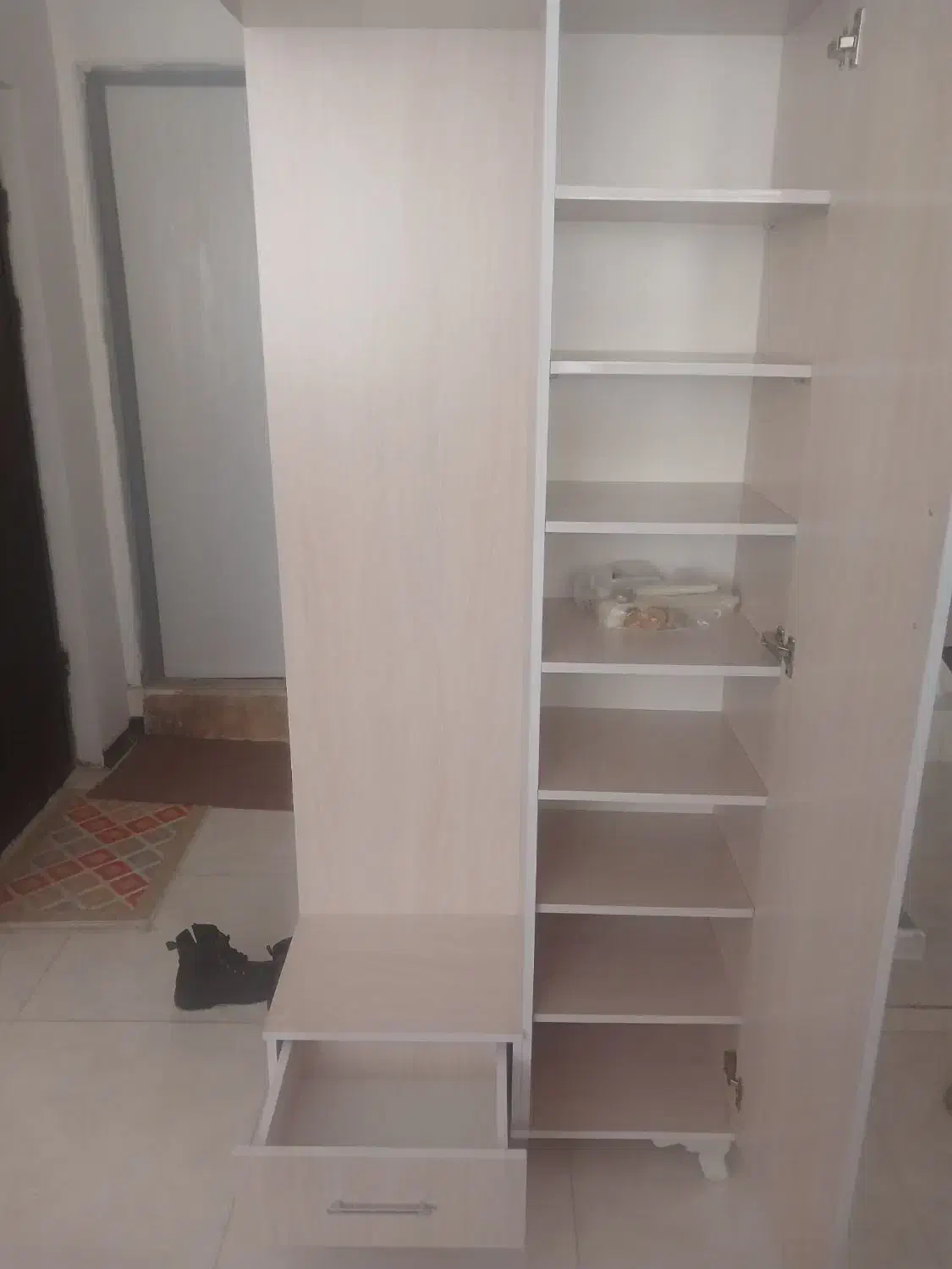 جاکفشی چوبی  کاملا نو  استفاده نشده|جاکفشی، کمد، دراور|ساوه, |دیوار