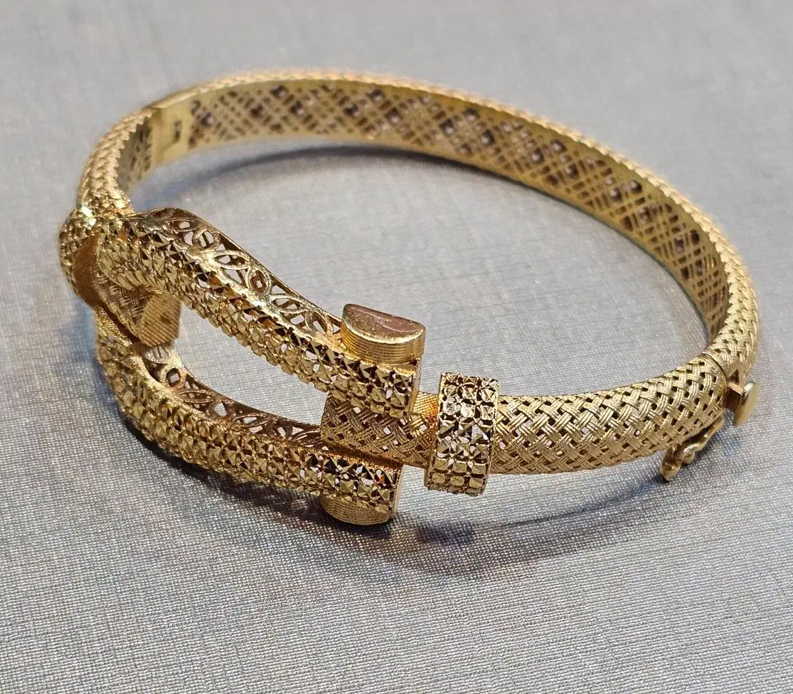 دستبند امگا طلای 18 عیار کم اجرت|جواهرات|اهواز, طالقانی|دیوار