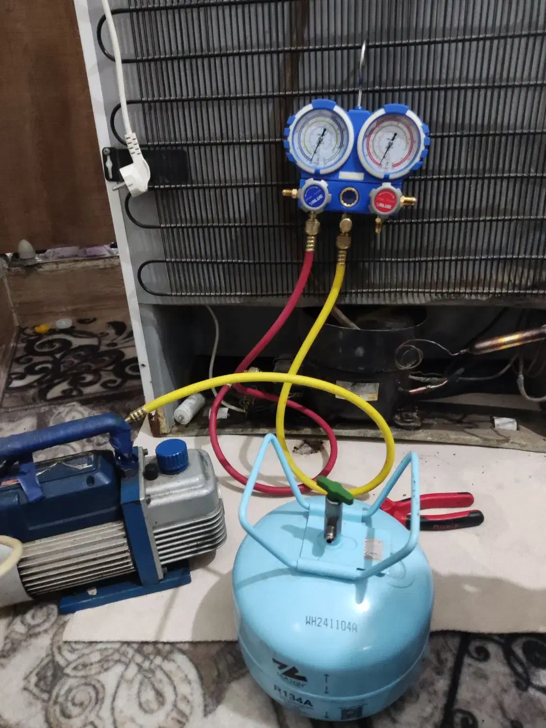 تعمیرات گازکیری کولر و یخچال فریزر و ساید آبادان|خدمات پیشه و مهارت|آبادان, |دیوار