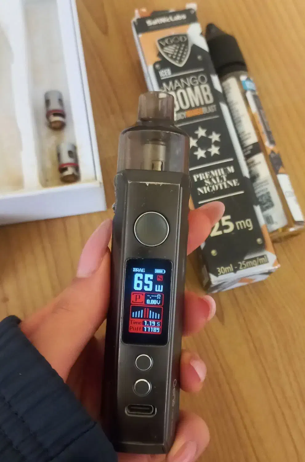 فروش ویپ/پادVOOPOO Drag X 100W،سالم و کم کار کرده.|زیورآلات و اکسسوری|شیراز, ارم|دیوار