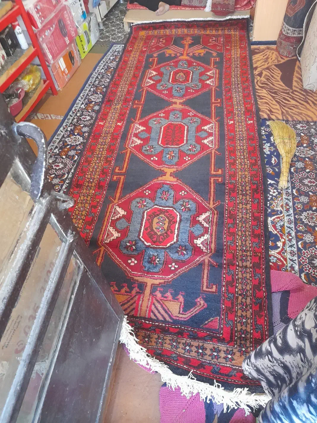 فرش کناره دستباف حراج|فرش|اردبیل, |دیوار