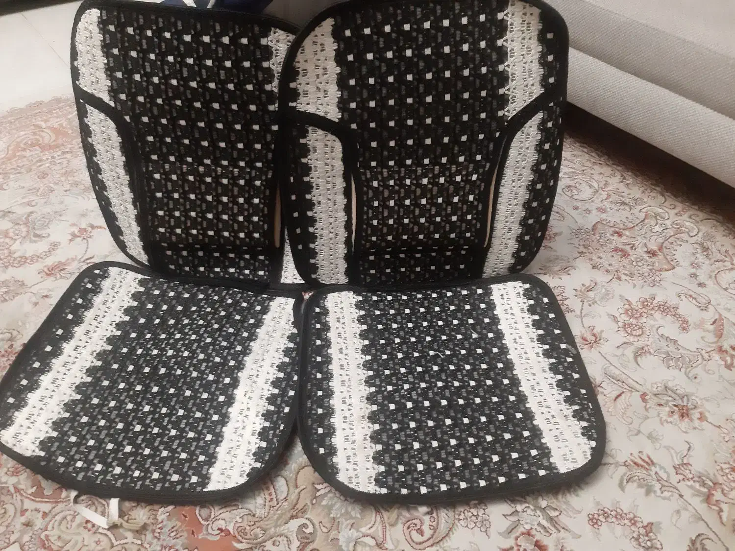 یک جفت روکش حصیری صندلی ماشین|قطعات یدکی و لوازم جانبی|همدان, |دیوار