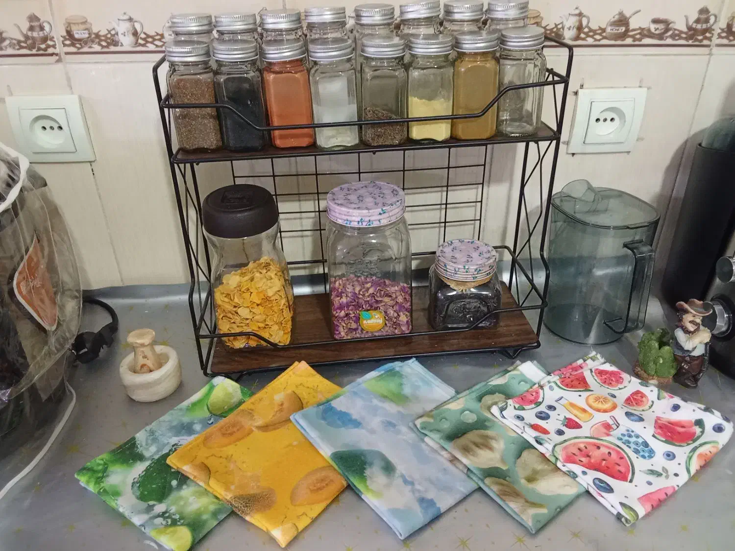 دوخت وسایل آشپزخانه|سفره، حوله، دستمال آشپزخانه|سنندج, |دیوار