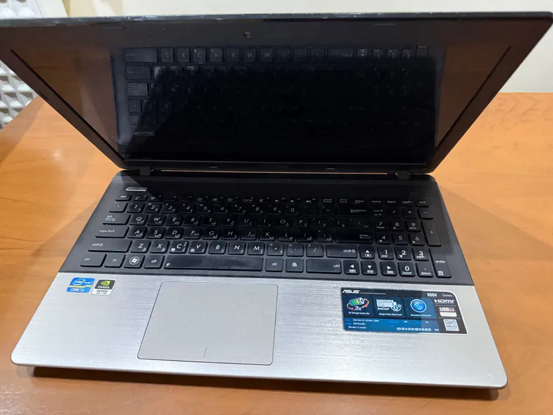 Asus k55v|رایانه همراه|شیراز, قدوسی غربی|دیوار