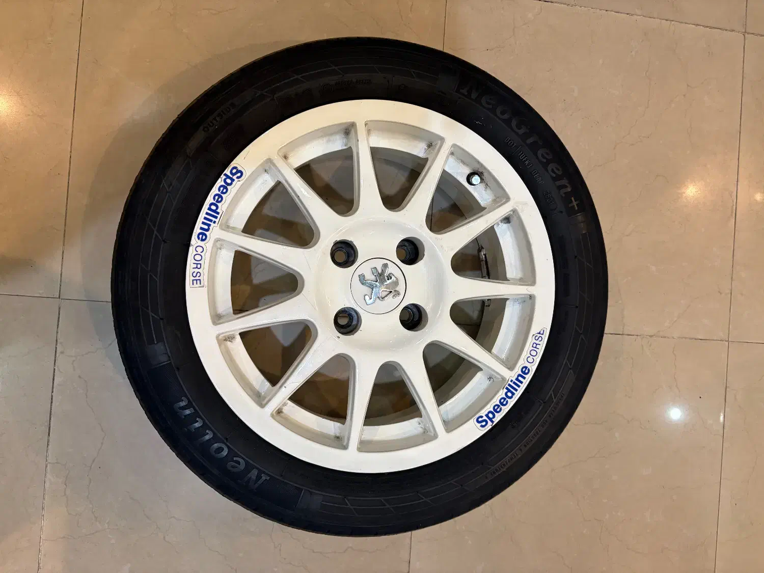 رینگ و لاستیک اسپیدلاین سفید سایز ۱۵|قطعات یدکی و لوازم جانبی|تهران, آزادشهر|دیوار