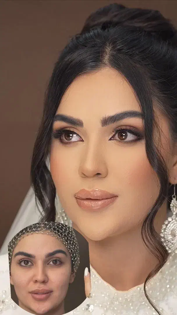 میکاپ وی ای پی با شنیون فقط ۱ تومن|خدمات آرایشگری و زیبایی|کرمانشاه, |دیوار