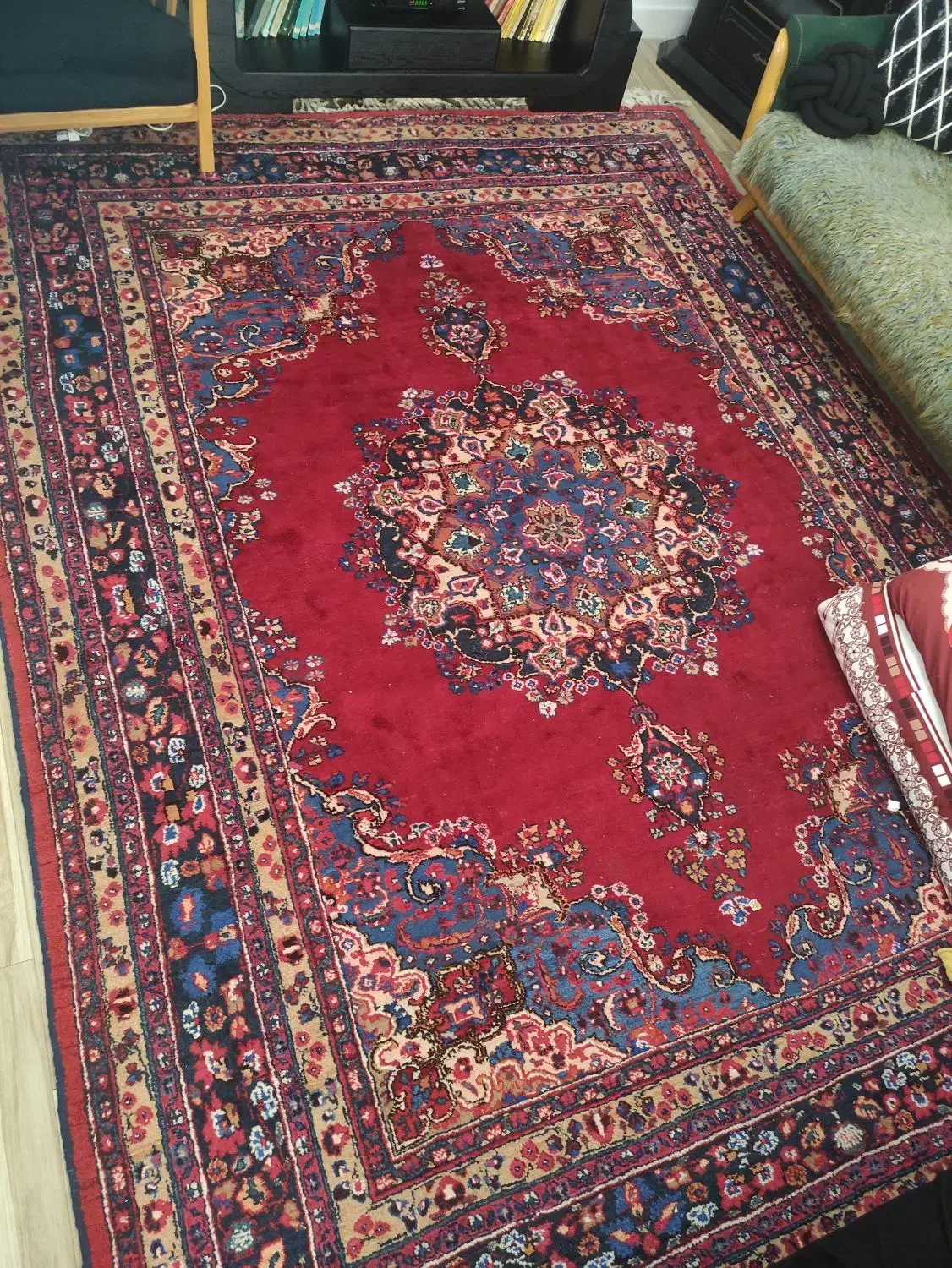 جفت ۹ متری دستبافت  تبریز نرم و مخملی|فرش|هشتگرد, فاز ۲ مهستان|دیوار