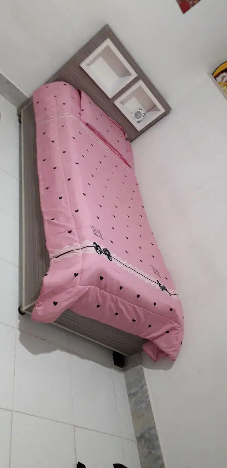 تخت خواب نوجوان دخترانه|تخت و سرویس خواب|سرپل ذهاب, |دیوار