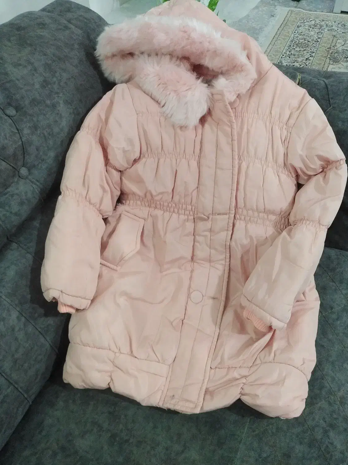 کاپشن دخترانه سایز 8تا10 سال|کفش و لباس بچه|اصفهان, درب سیبه علیا|دیوار