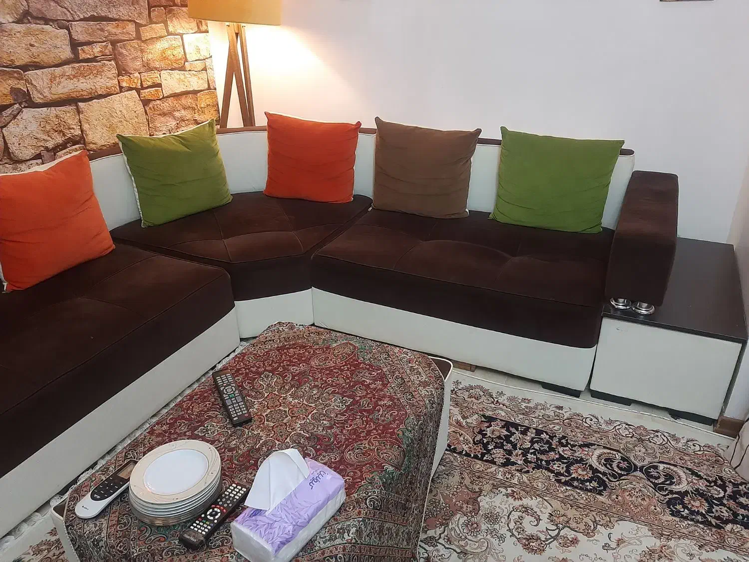 مبل ال هفت نفره تمیز فروش فوری|مبلمان خانگی و میز عسلی|رامسر, |دیوار