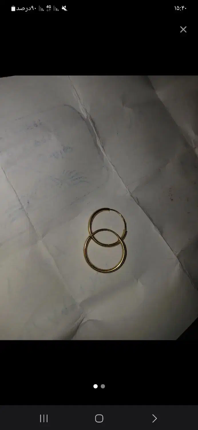 گوشواره حلقه ای|جواهرات|خرم‌آباد, |دیوار