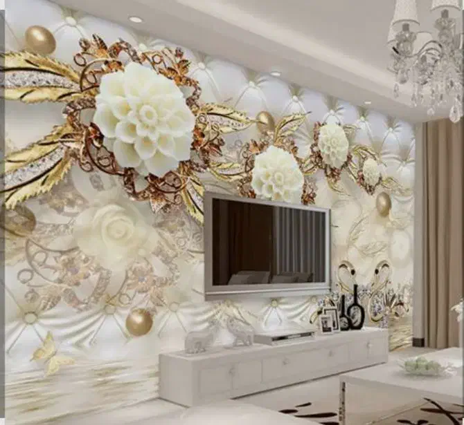 نصب کاغذ دیواری بتونه کف‌پوش آلکور|خدمات پیشه و مهارت|شهرضا, |دیوار