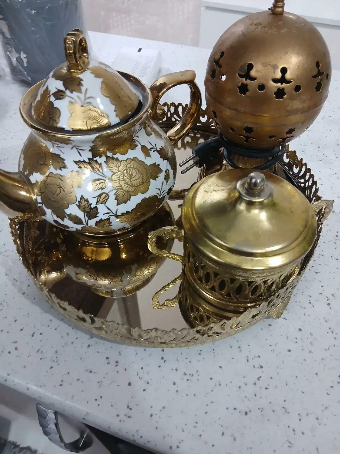 سینی|ظروف سرو و پذیرایی|تهران, خاک سفید|دیوار