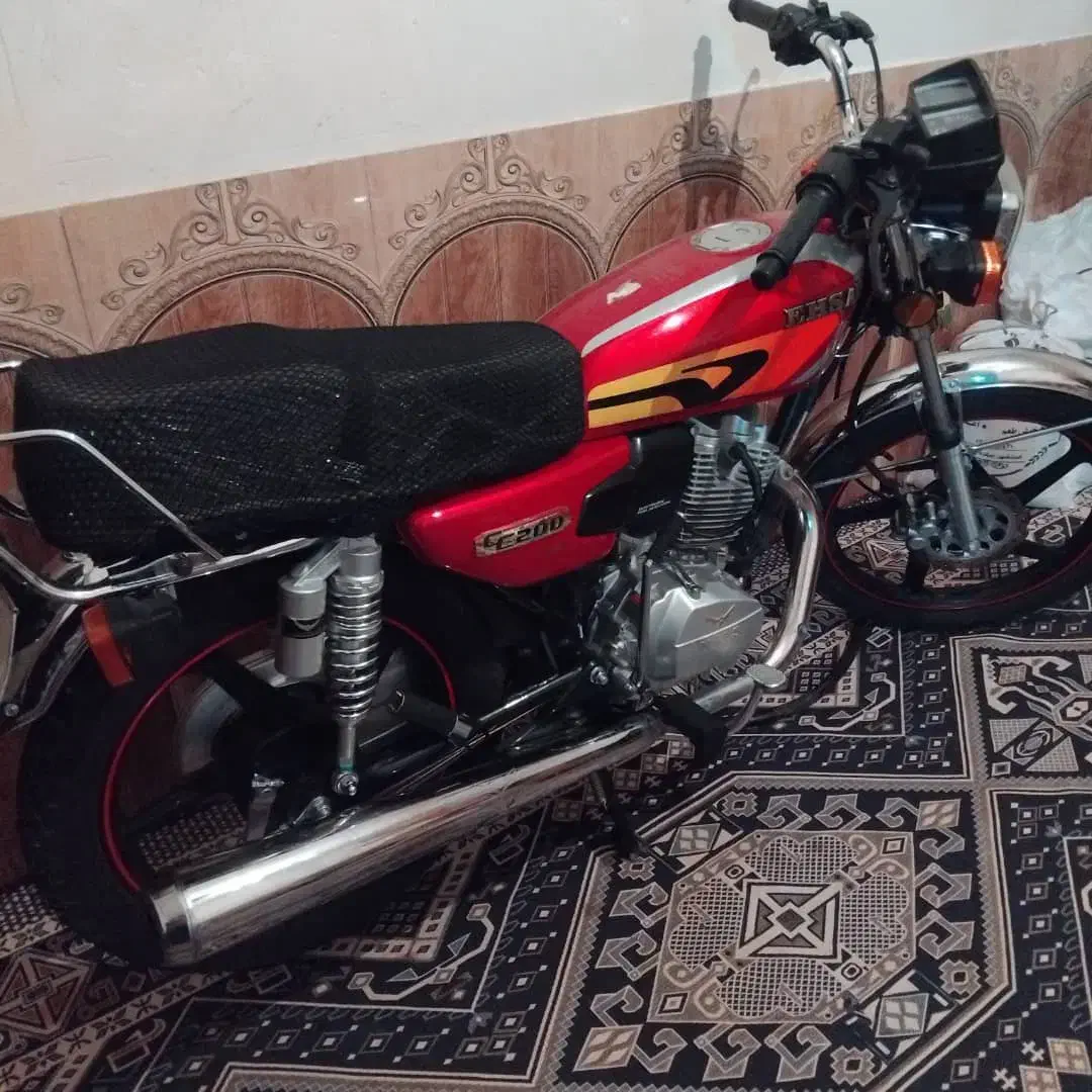 فروش متور سیکلت 200‌|موتورسیکلت|درودزن, |دیوار