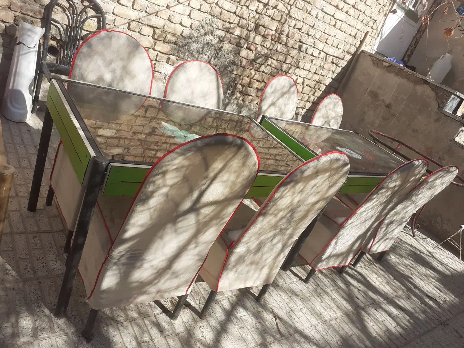 میز و صندلی غذاخوری فلزی|میز و صندلی غذاخوری|قوچان, |دیوار