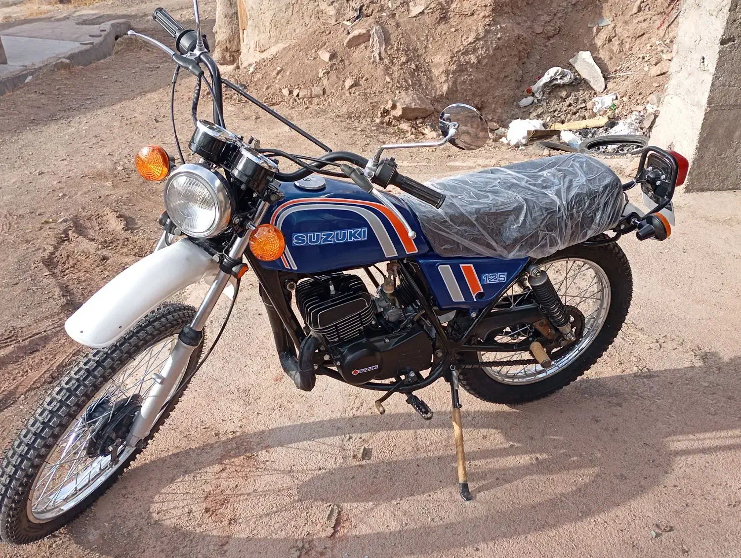 موتور تریل سوزوکی ts|موتورسیکلت|دلیجان, |دیوار