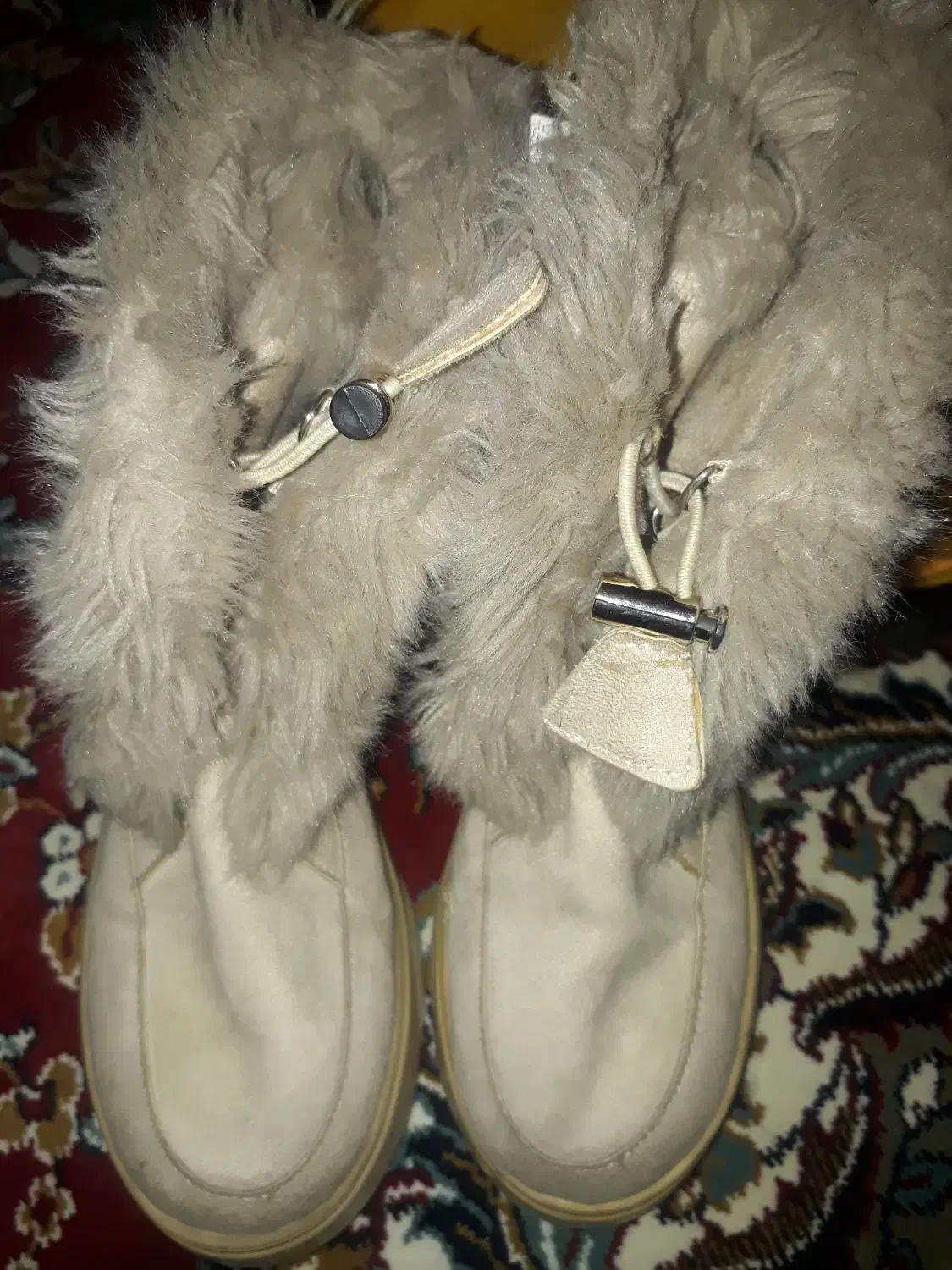 چکمه بوت دختر ۳۶ چرم خز ست ورزشی پالتو ترکتا۱۲سال|لباس|پردیس, فاز ۸|دیوار