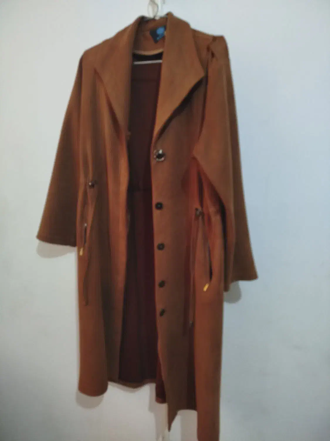پالتو قهوهای رنگ سایز ۴۶|لباس|دورود, |دیوار