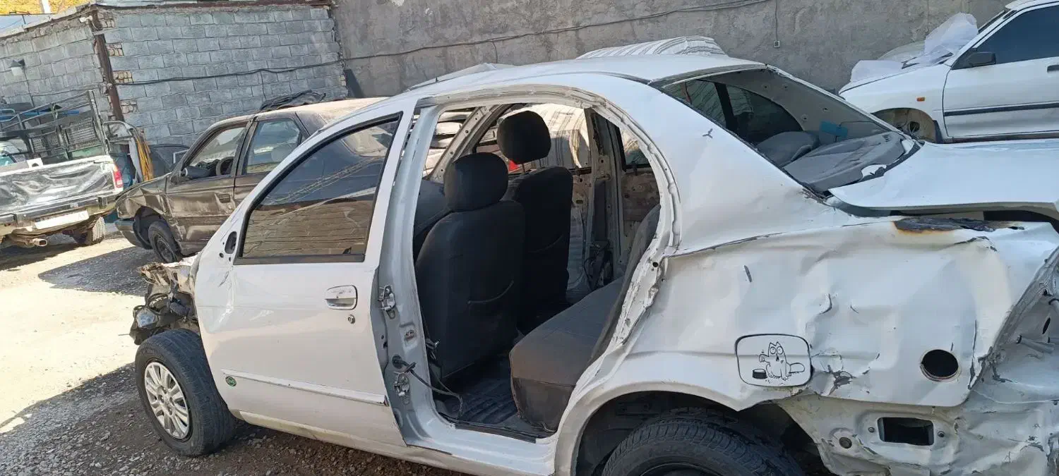 تیبا مدل۹۶ دوگانه فابریک تصادفی|خودرو سواری و وانت|ابریشم, |دیوار