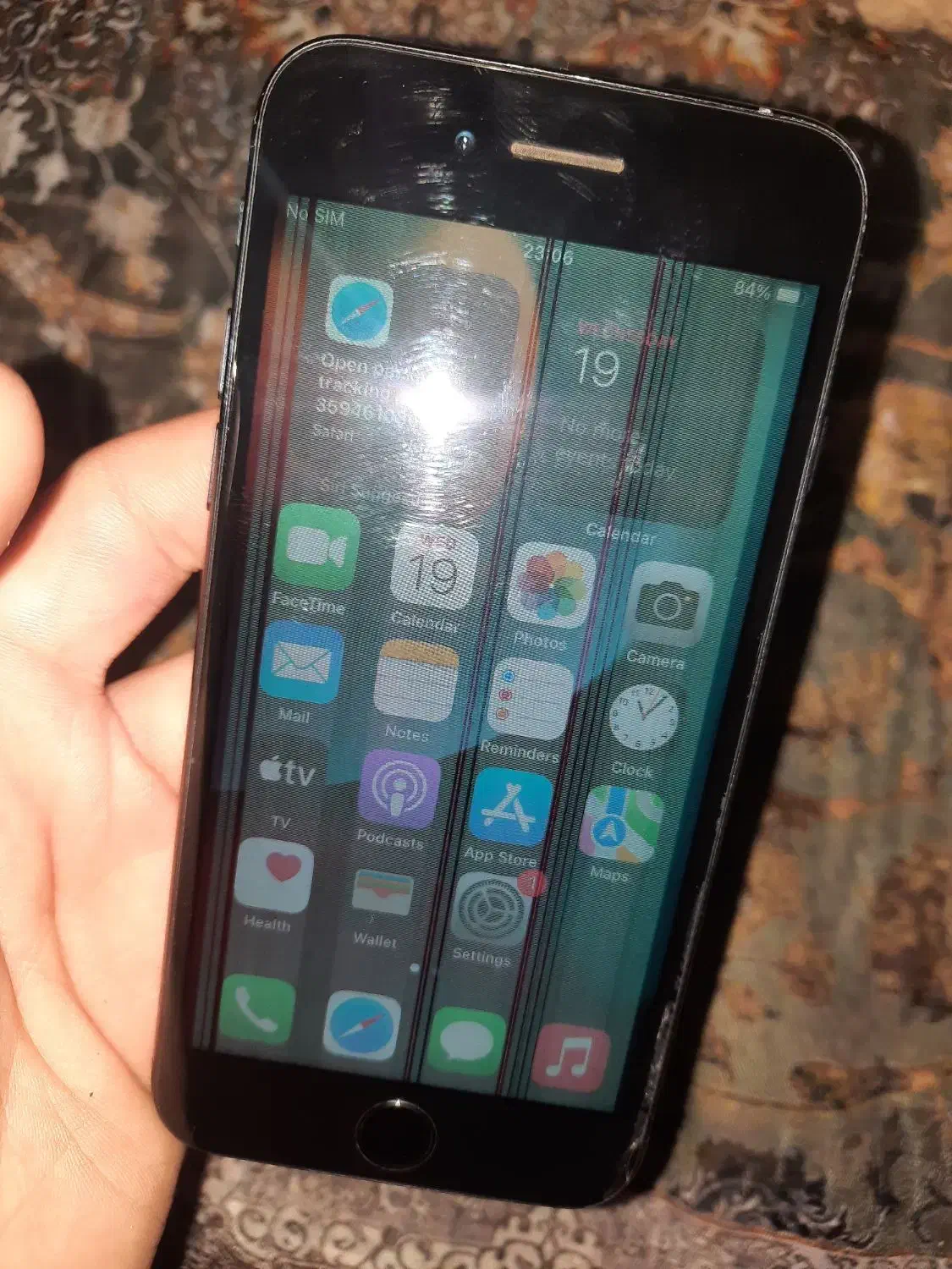 آیفون ۷ ۱۲۸ گیگ مشکی|موبایل|ری, حمزهآباد|دیوار