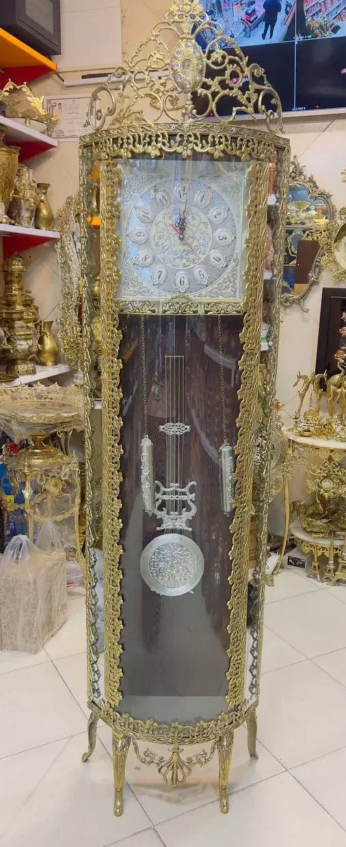 ساعت،ویترین،میز تلویزیون .برنجی.|بوفه، ویترین، کنسول|کرج, باغستان|دیوار