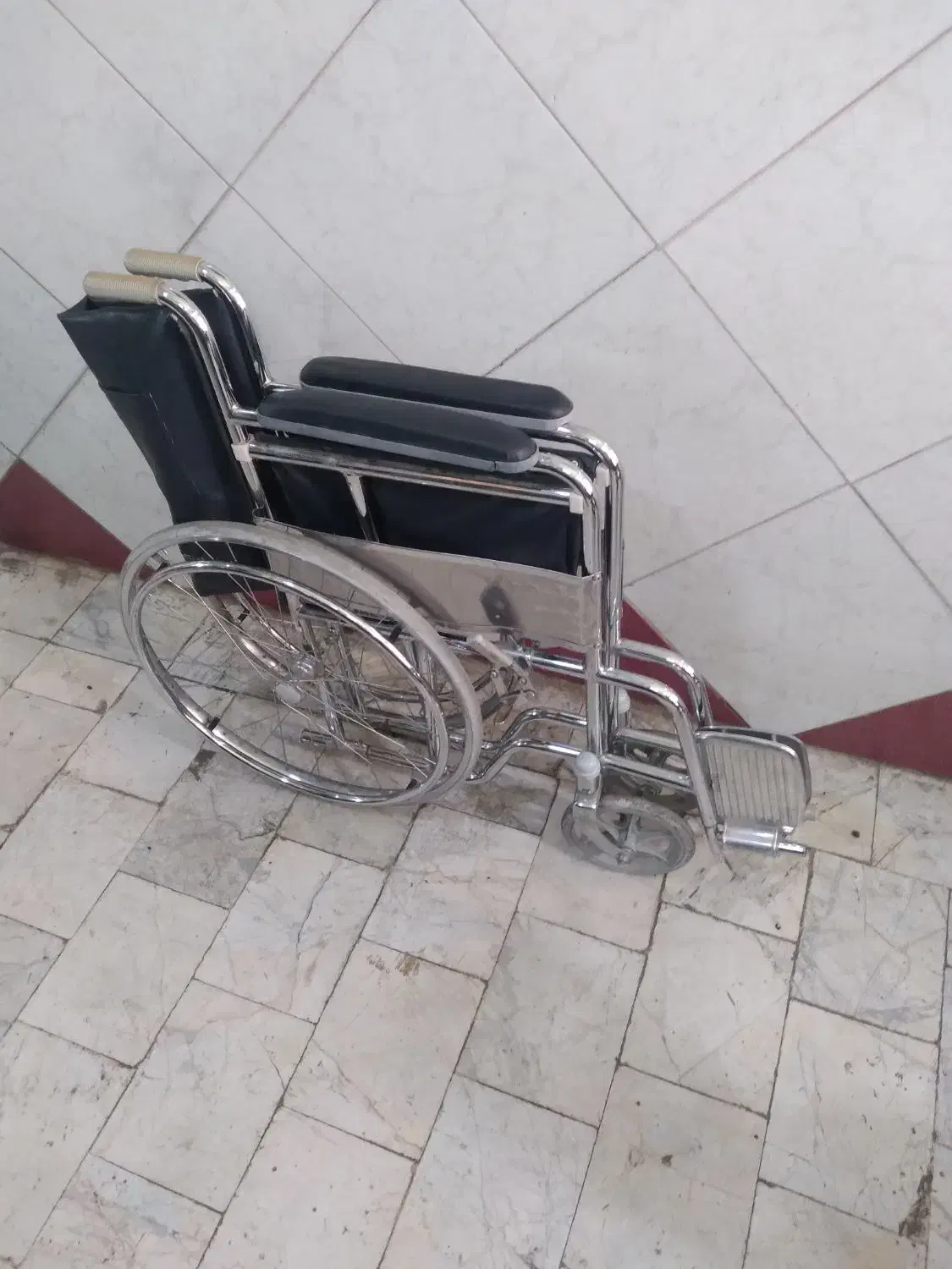 ویلچر تمام استیل|آرایشی، بهداشتی، درمانی|چهارباغ, |دیوار