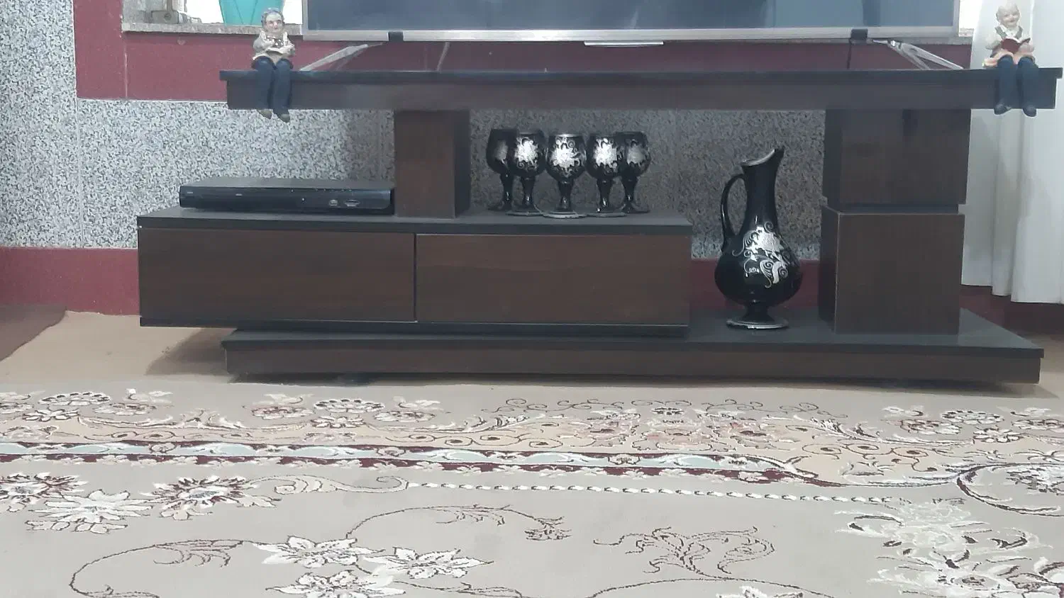 میزتلویزیون (دوتکه، چوبی)|میز تلویزیون|تربت جام, المهدی|دیوار