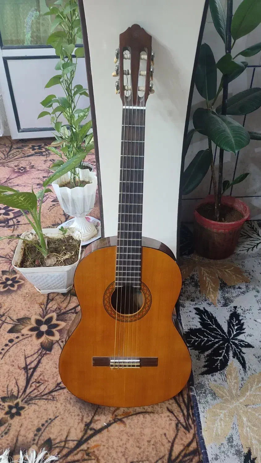 یک عدد گیتار C40 یاماها اصلی قدیمی|گیتار، بیس، امپلیفایر|لردگان, |دیوار