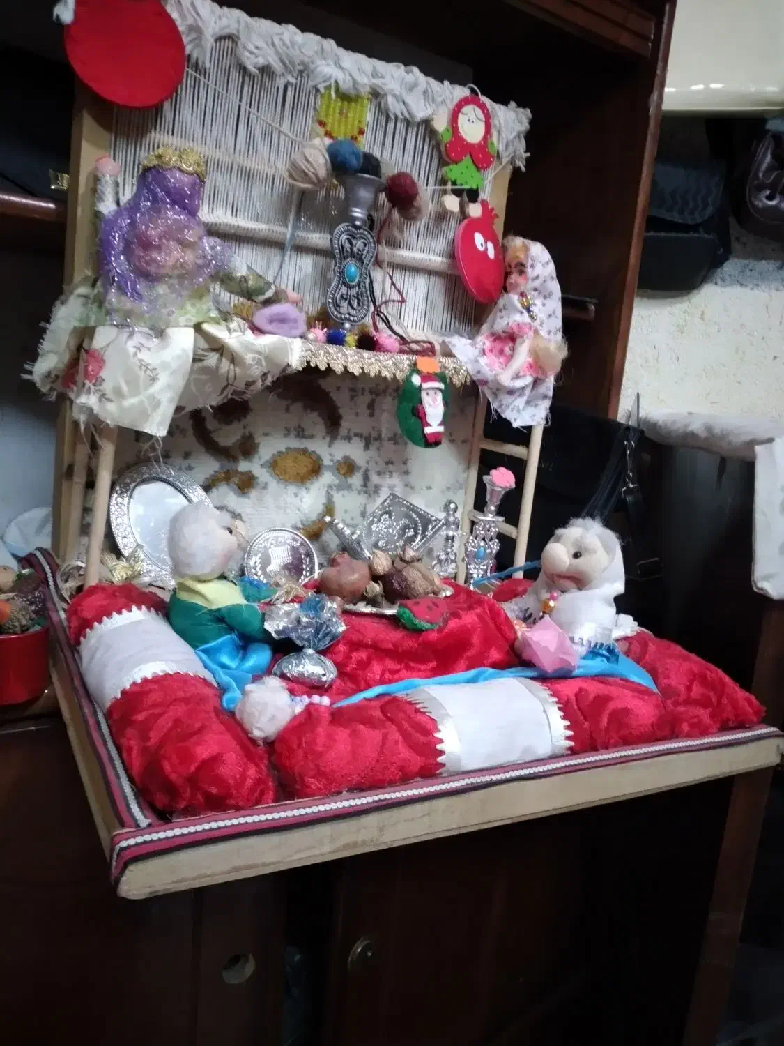 ماکت تم شب یلدا،کاردست واقعا زیبا|مجسمه، تندیس، ماکت|اصفهان, جلالیه|دیوار