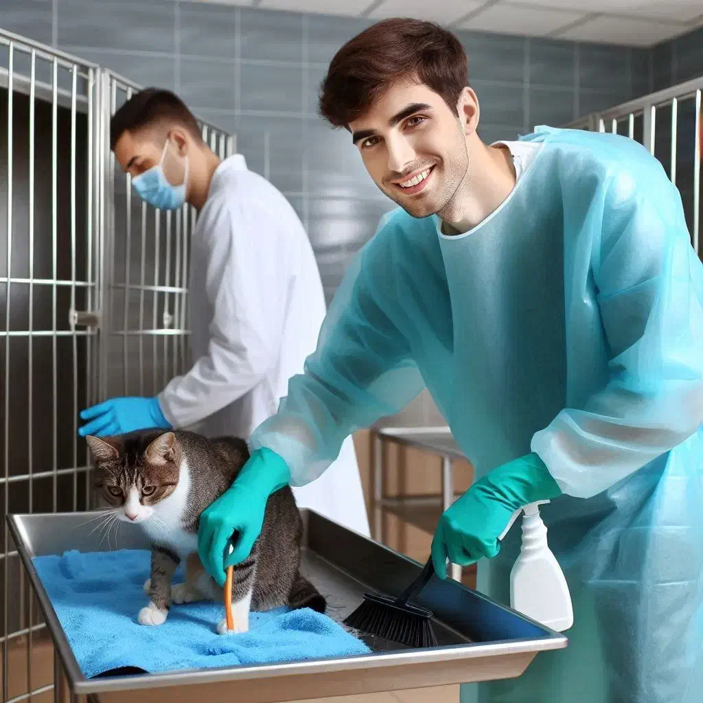 کارگر خدماتی  در کلینیک دامپزشکی|استخدام سرایداری و نظافت|هشتگرد, فاز ۲ مهستان|دیوار