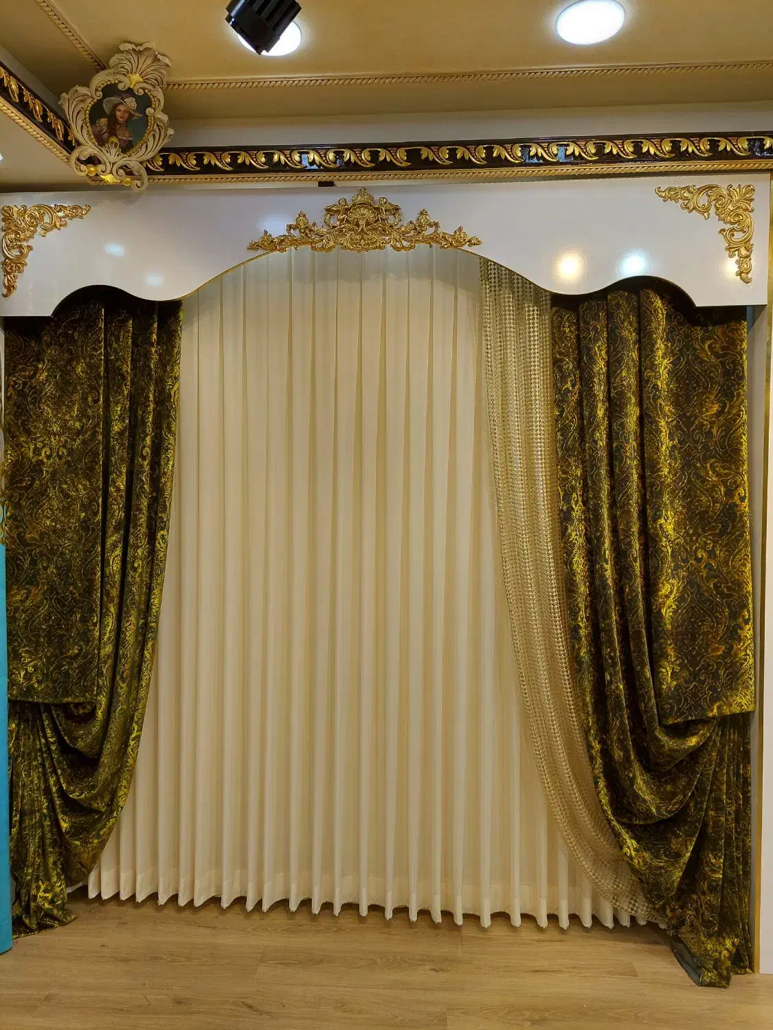 پرده آماده|پرده، رانر، رومیزی|قم, زنبیل آباد|دیوار