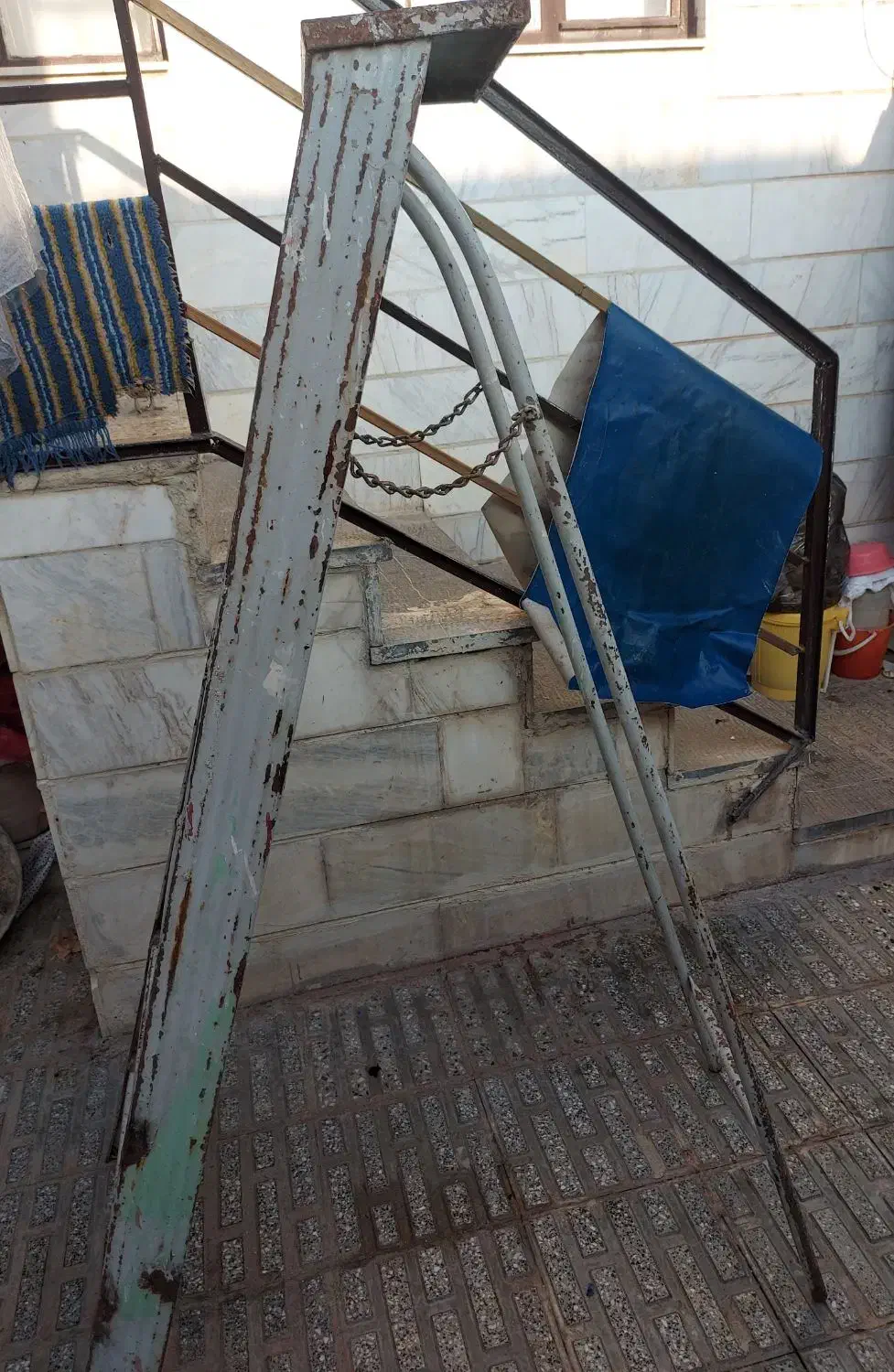 نردبان آهنی|ابزارآلات|ملایر, |دیوار