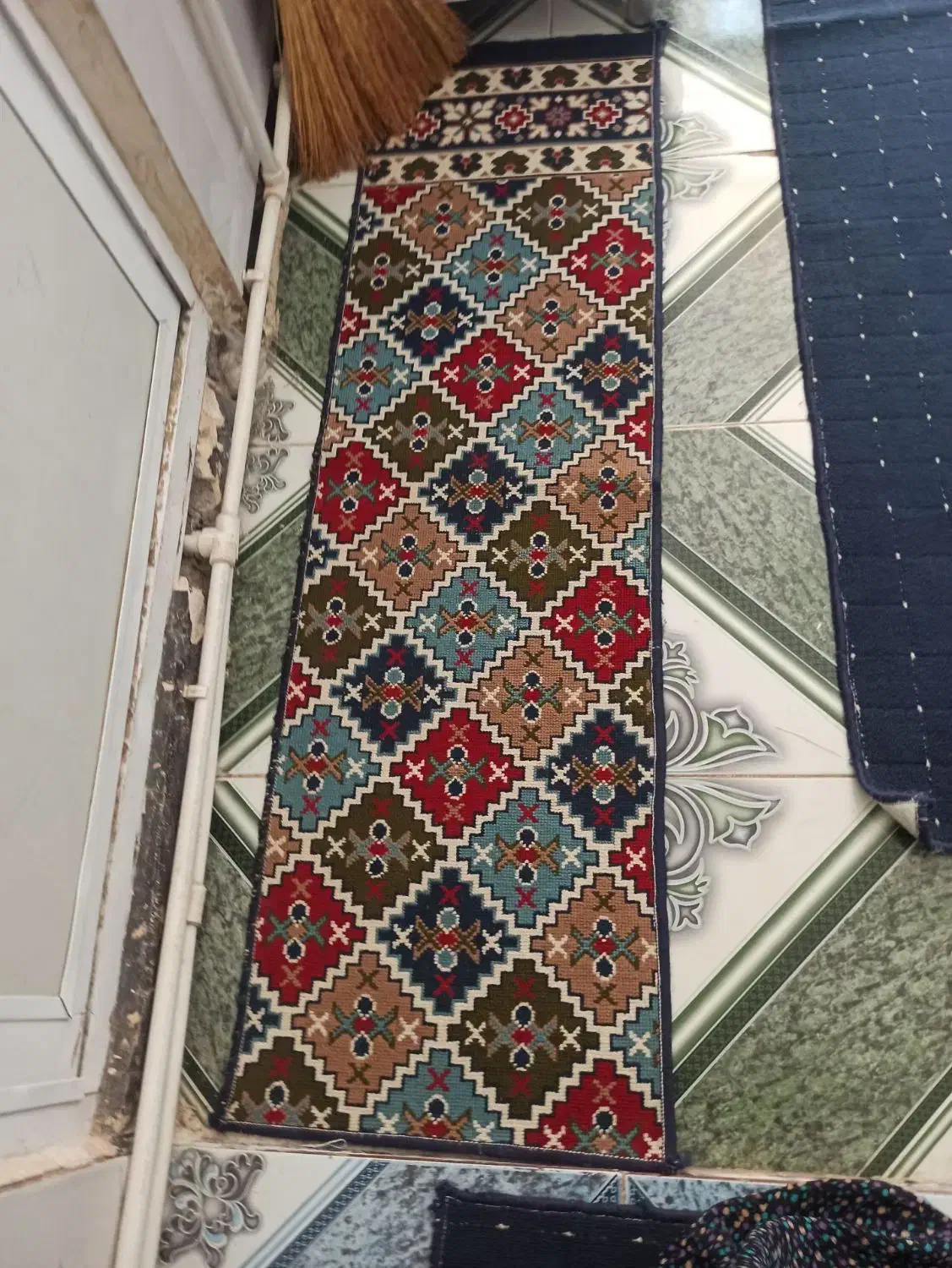 گلیم فرش|گلیم، جاجیم، گبه|جوانرود, |دیوار