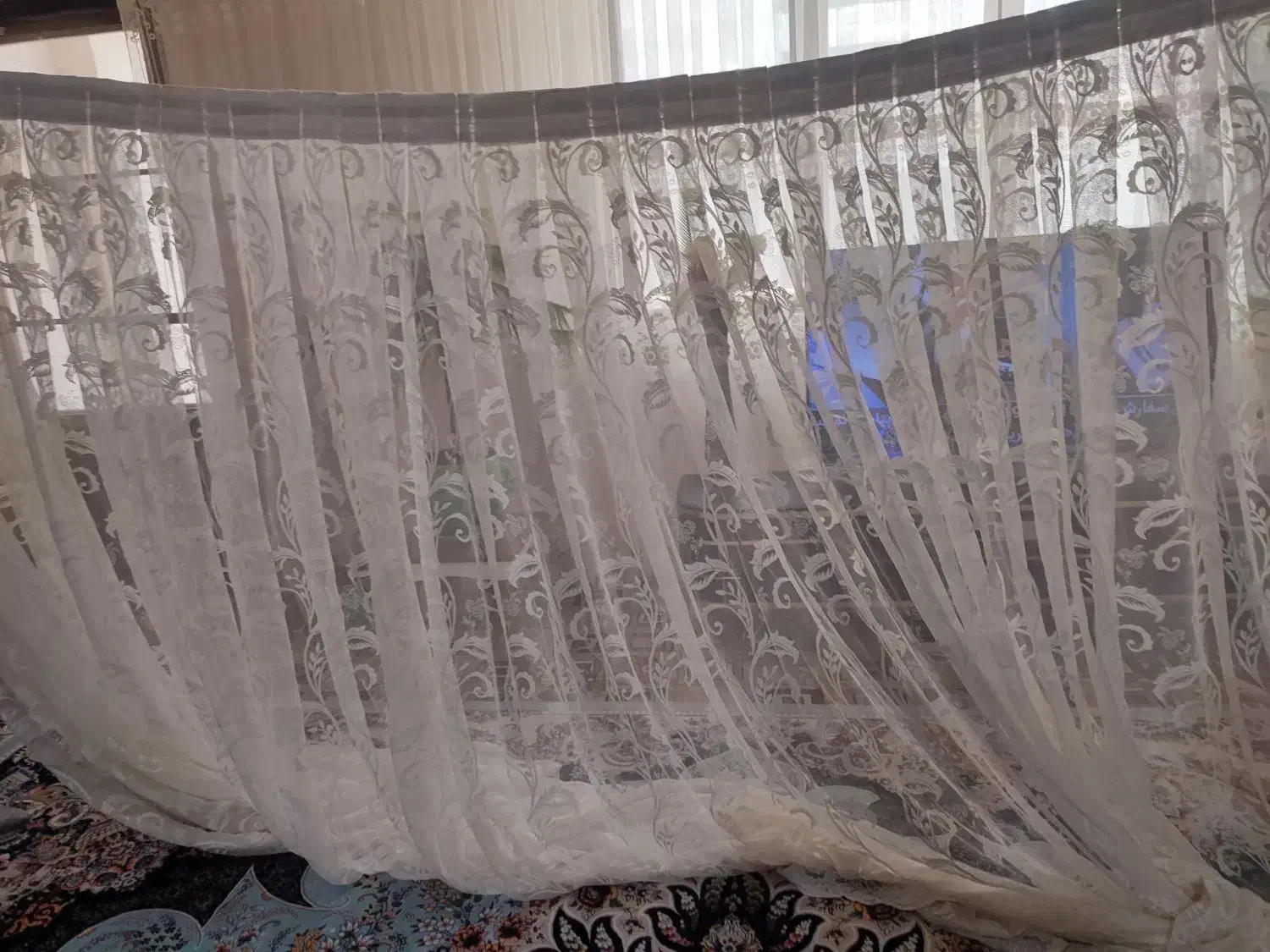 پرده تمیز و نو|پرده، رانر، رومیزی|شیروان (خراسان), |دیوار