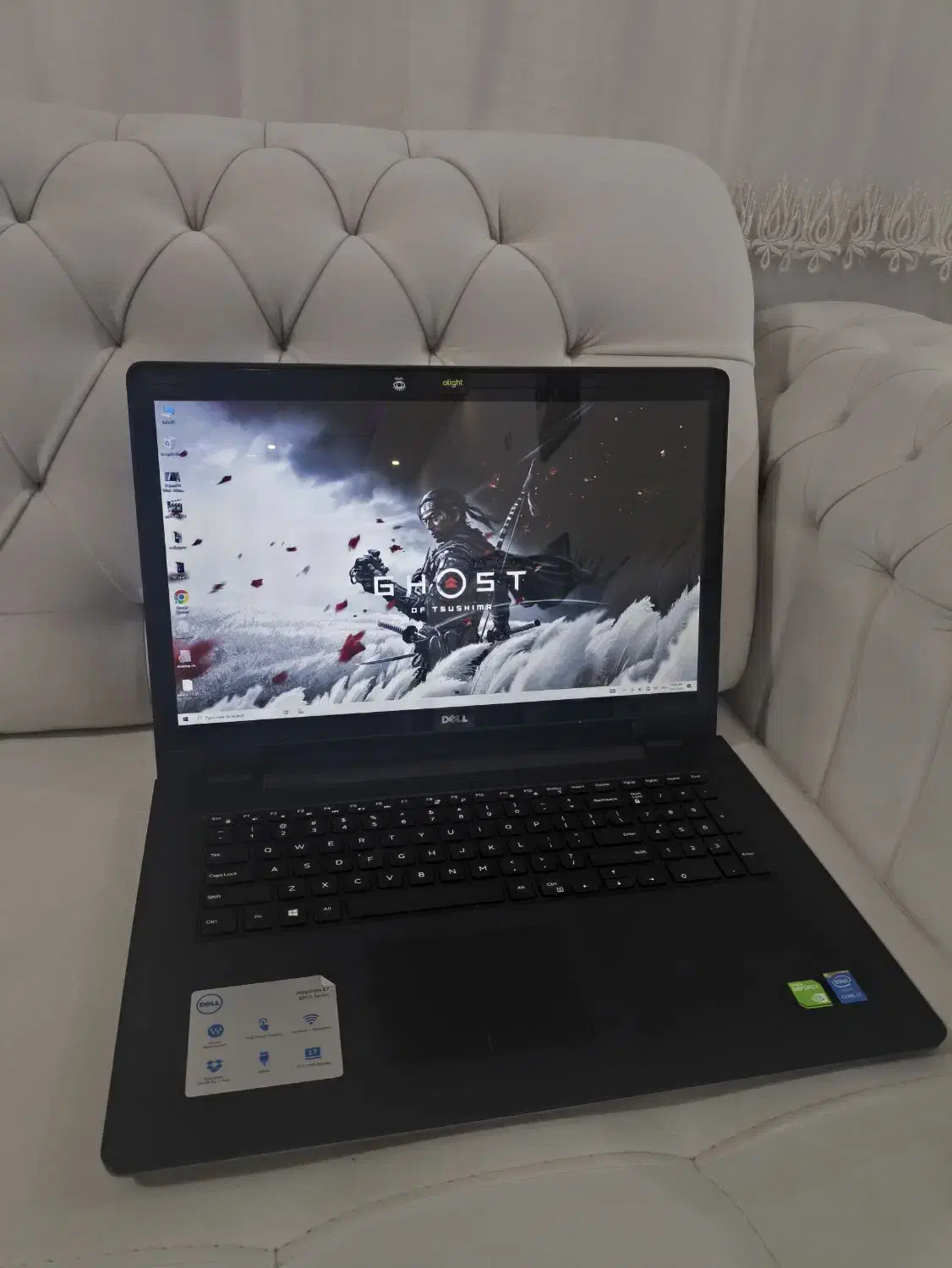 لپتاپ دل 17 اینچ لمسی گرافیکدار|رایانه همراه|بندر کنگان, |دیوار