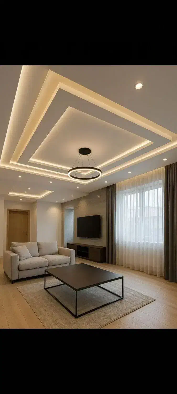 اجرای کناف دامپا تایل نرده استیل|خدمات پیشه و مهارت|شیراز, گویم|دیوار