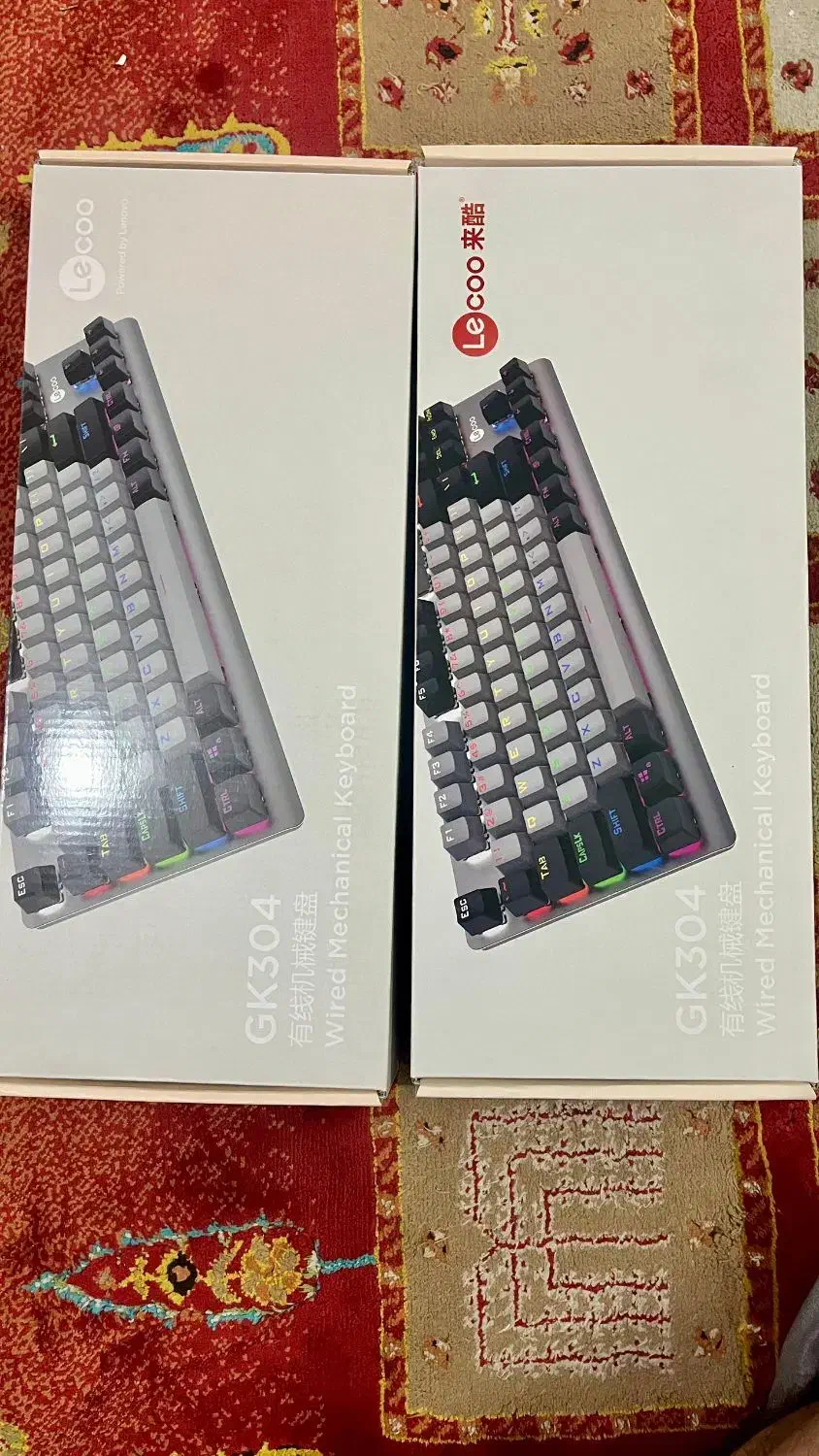 2 عدد کیبورد گیمینگ مکانیکال پلمپ Lecoo GK304|قطعات و لوازم جانبی رایانه|تهران, دردشت|دیوار